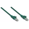 Intellineti võrgukaabel, Cat6, 2 m, roheline, CCA, U/UTP, PVC, RJ45, kullatud kontaktidega, tõmbevaba kaitse, kaitsemuhviga, eluaegne garantii