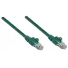 Intellinet võrgujuhtme patch-kaabel, Cat5e, 3 m, roheline, CCA, U/UTP, PVC, RJ45, kullatud kontaktidega, tõmbumiskaitsmega, kaitsvalt kaetud, eluaegne garantii