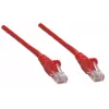 Intellineti võrgukaabel, Cat6, 0,5 m, punane, CCA, U/UTP, PVC, RJ45, kullatud kontaktid, tõmbetõkestus, kaablikaitse, eluaegne garantii