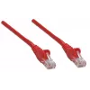 Intellinet võrgukaabel, Cat5e, 2 m, punane, CCA, U/UTP, PVC, RJ45, kullatud kontaktid, tõmblukuga, kaitsva mansetiga, eluaegne garantii