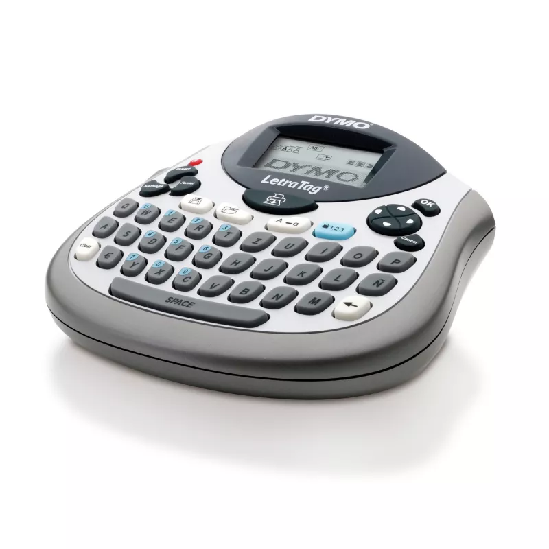 DYMO LetraTag ® 100T - Sildimarker QWZ, QWERTZ, otse-termo / termoülekanne, Hall