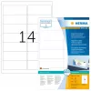 Aadressisildid HERMA Repositionable A4 99,1x38,1 mm valge 1400 tk