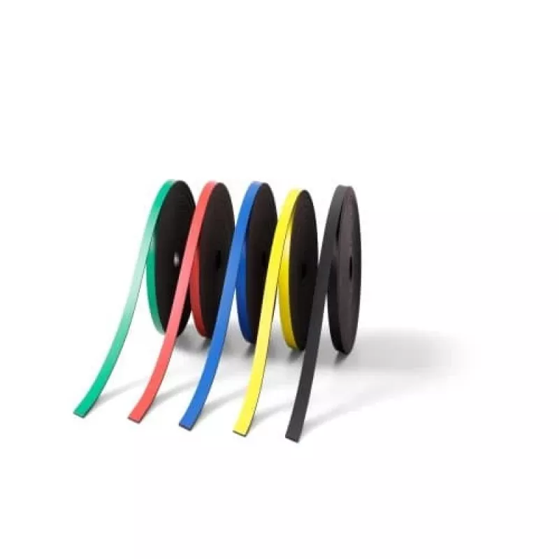 Nobo Whiteboard Magnetic Tape 10mm x 5m, Must, 10 mm, 1 tk