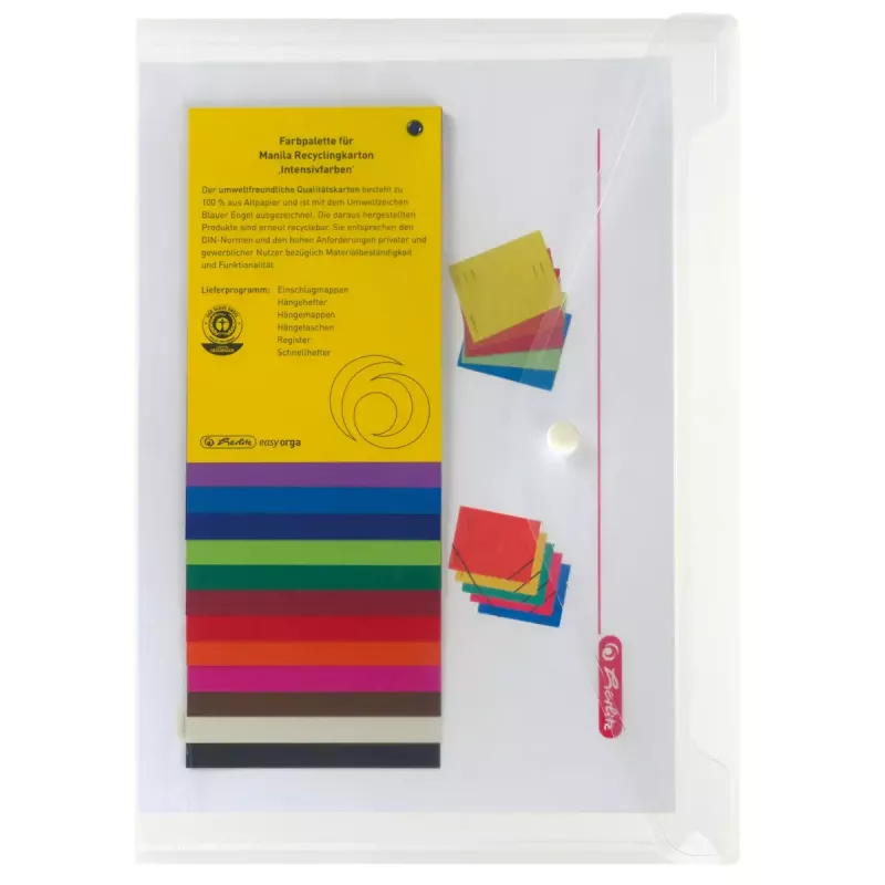 Kaust Herlitz 10657930 polüpropüleenist (PP) läbipaistev A4