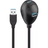 USB 3.0 pikenduskaabel Goobay 95918 Must
