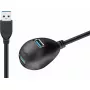 USB 3.0 pikenduskaabel Goobay 95918 Must