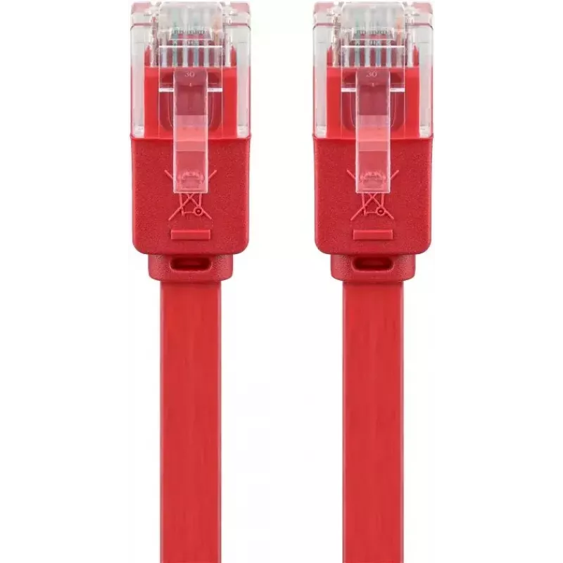 Goobay CAT 6 lame patch-kaabel U/UTP punane 2 m
