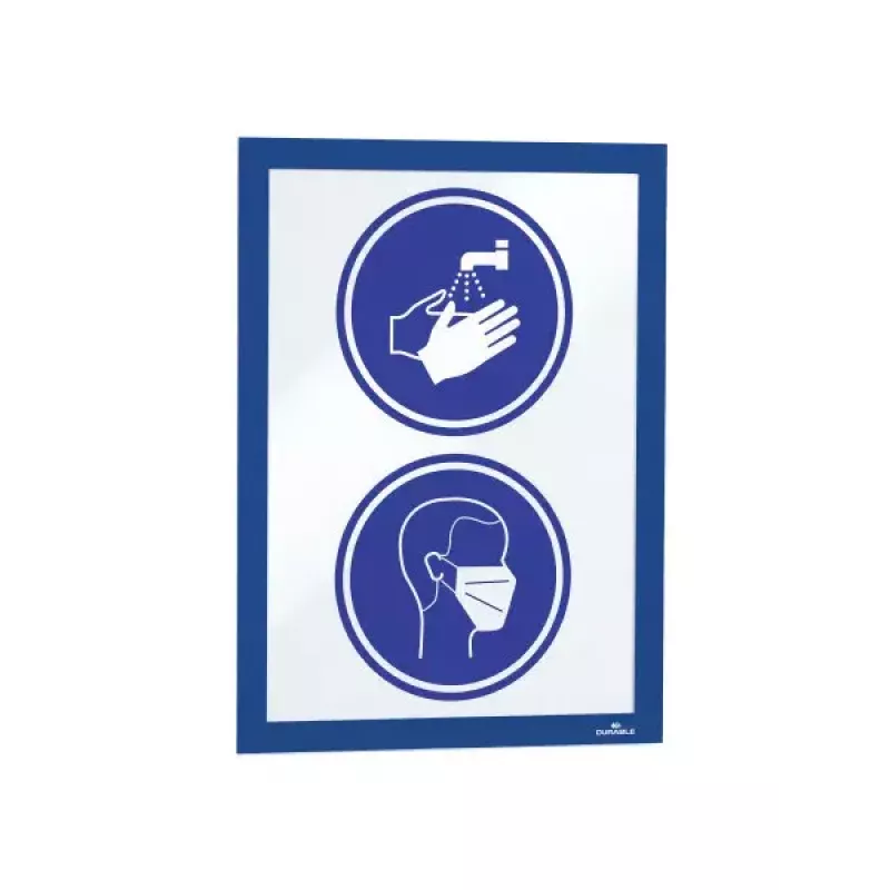 Magnetic Frame A4 Durable DURAFRAME Blue