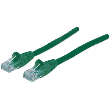 Intellineti võrguparanduskaabel, Cat6, 20 m, roheline, CCA, U/UTP, PVC, RJ45, kullatud kontaktid, haakumisvastane, kaitsekattega, eluaegne garantii
