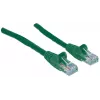 Intellineti võrguparanduskaabel, Cat6, 20 m, roheline, CCA, U/UTP, PVC, RJ45, kullatud kontaktid, haakumisvastane, kaitsekattega, eluaegne garantii