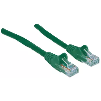 Intellineti võrguparanduskaabel, Cat6, 20 m, roheline, CCA, U/UTP, PVC, RJ45, kullatud kontaktid, haakumisvastane, kaitsekattega, eluaegne garantii
