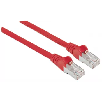 Intellinet võrguparanduskaabel, Cat6, 30 m, punane, vask, S/FTP, LSOH/LSZH, PVC, RJ45, kullatud kontaktid, takerdumisvastane, kaitsemuhviga, eluaegne garantii
