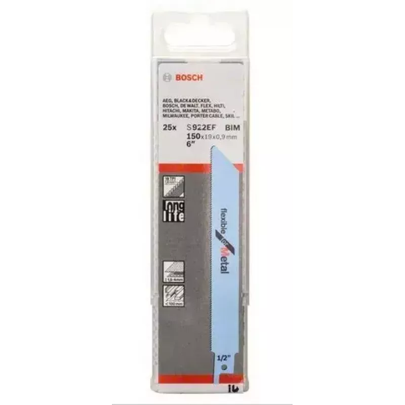 Sabre saw blade Bosch 2 608 657 551 Bimetal 1 pc 1.4 mm tooth spacing
