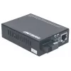 Intellinet Fast Ethernet WDM Bi-Directional Single Mode meediumimuundur, 10/100Base-Tx to 100Base-Fx (SC) single-mode, 20 km (12.4 mi), WDM (Rx1550/Tx1310)