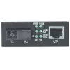 Intellinet Fast Ethernet WDM Bi-Directional Single Mode meediumimuundur, 10/100Base-Tx to 100Base-Fx (SC) single-mode, 20 km (12.4 mi), WDM (Rx1550/Tx1310)