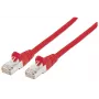 Intellinet võrk patch-kaabel, Cat6A, 30m, Red, Copper, S/FTP, LSOH / LSZH, PVC, RJ45, Gold Plated Contacts, Snagless, Booted, Lifetime Warranty