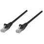Intellinet võrgukommutaatorikaabel, Cat5e, 1,5 m, must, CCA, U/UTP, PVC, RJ45, kullatud kontaktid, takerdumisvastane, kaitsemuhviga, eluaegne garantii
