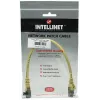 Intellineti võrguparanduskaabel, Cat6A, 7,5 m, kollane, vask, S/FTP, LSOH / LSZH, PVC, RJ45, kullatud kontaktid, takistuseta, kaablikaitsega, eluaegne garantii