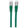 Intellinet võrguparanduskaabel, Cat6A, 15m, roheline, vask, S/FTP, LSOH / LSZH, PVC, RJ45, kullatud kontaktid, takerdumisvastane, kaablikaitsega, eluaegne garantii