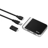 Hama 00054546 kaardilugeja USB 3.2 Gen 1 (3.1 Gen 1) Type-A/USB-C Must, Hõbedane