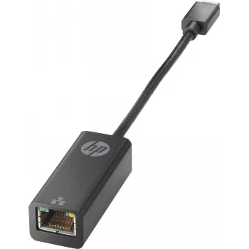 HP USB-C - RJ-45 adapter, USB USB-C, RJ-45, Must, Kodu, 245 mm, 110 mm