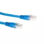 ACT sinine 2 meetrit LSZH U/UTP CAT6 patch-kaabel RJ45 pistikutega