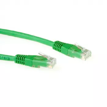 ACT roheline 5 m LSZH U/UTP CAT6 paigalduskaabel RJ45 pistikutega