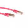 ACT punane 2 m LSZH SFTP CAT6 patch-kaabel RJ-45 pistikutega