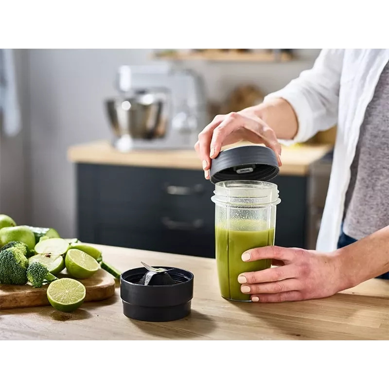 Kenwood KAH740PL Smoothie 2GO blenderi lisatarvik, 2 x 0,6 L, hall