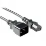 Toitekaabel ACT Powercord C13 - C20 must 2 m