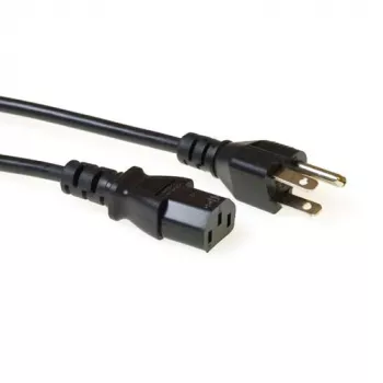 Toitejuhe ACT Powercord USA pistik - C13 must 2,5 m