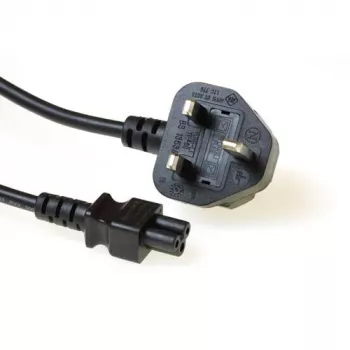 Toitejuhe UK-pistik ACT Powercord C5 must 1,8 m