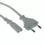 Toitejuhe Euro isane - C7 emane valge 1,5 m ACT AK5240