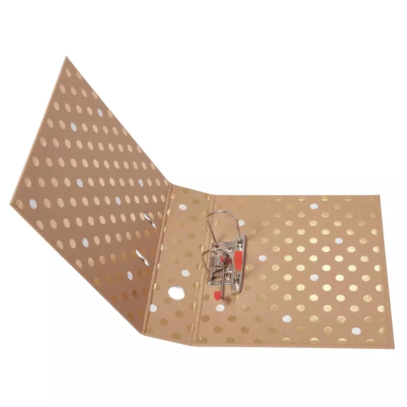 Ring binder A4 Herlitz Pure Glam Gold Silver