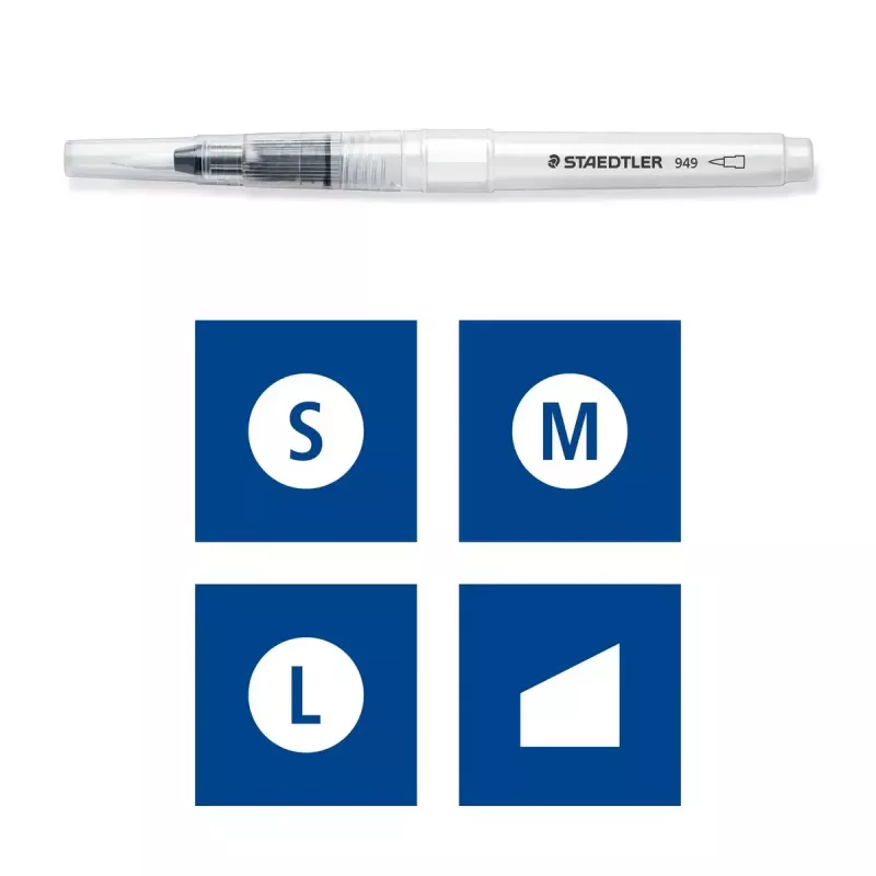 Pintslikomplekt Staedtler 949 4 tk