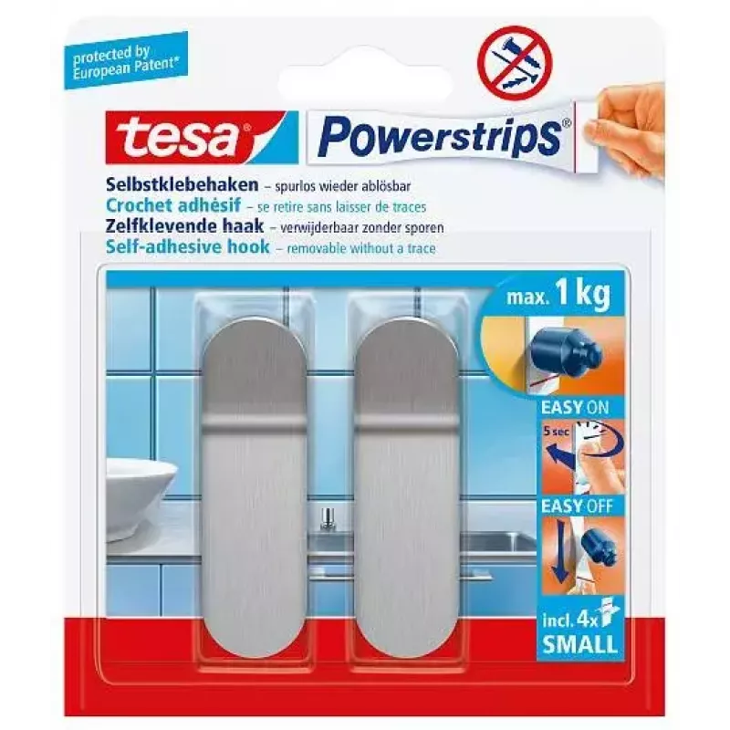 Rätikukonks TESA 57045-00000 Metallic Indoor 2 tk