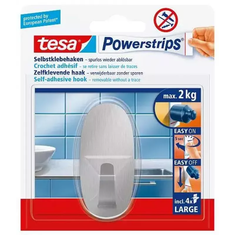 Käterätikonks TESA 58261-00000 siseruumidesse metallik 1 tk
