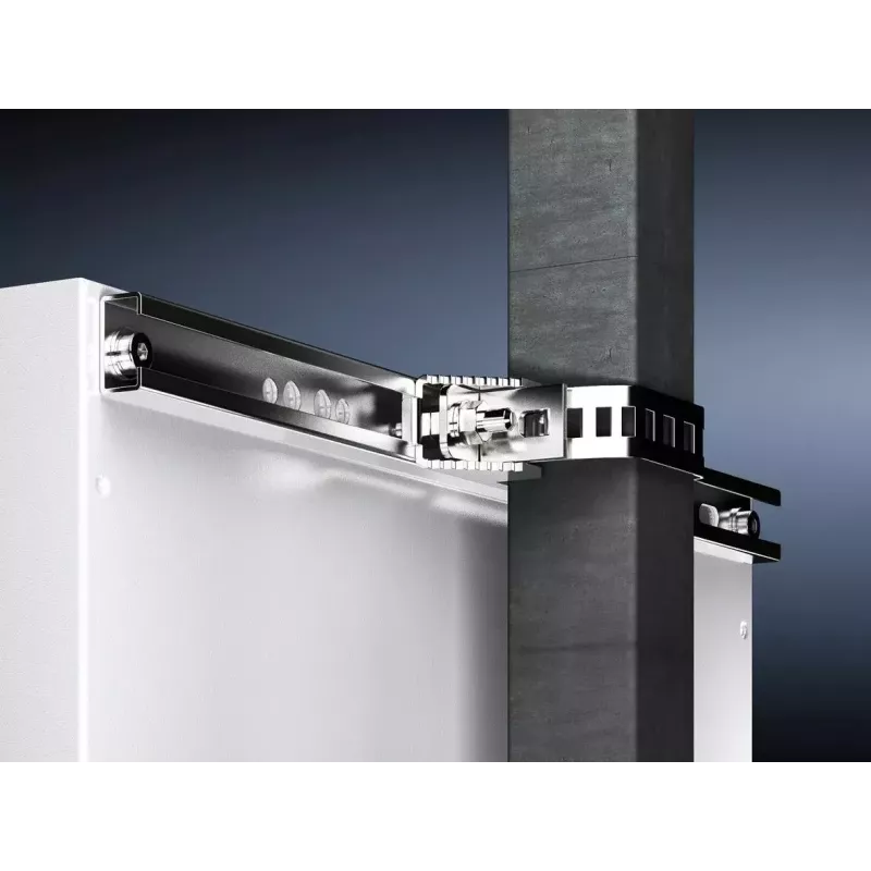 Riiuliklamber Rittal AX 2584.100 — roostevaba teras, 1,88 kg, üksik tükk