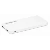 Manhattan akupank, 10000 mAh, Väljund: 2x USB-A (2.1A & 1A), Sisend: USB-C ja Micro-USB (mõlemad 2A), Valge, Üheaastane garantii