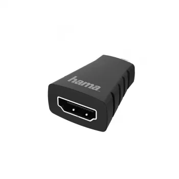 Hama 00200348 kaabli soovahetaja HDMI tüüp D (Micro) HDMI tüüp A (Standard) Must