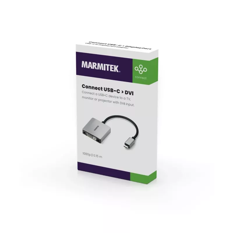Marmitek Connect USB C to DVI - USB-C to DVI adapter