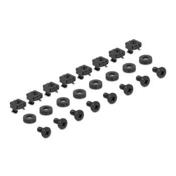Paigaldusklamber DeLOCK 19 tolli reguleeritava pikkusega 368–600 mm hall 2 tk