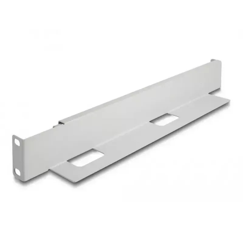 Paigaldusklamber DeLOCK 19 tolli reguleeritava pikkusega 368–600 mm hall 2 tk
