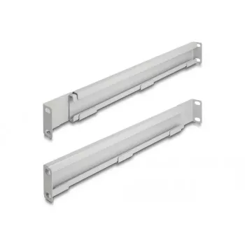 Paigaldusklamber DeLOCK 19 tolli reguleeritava pikkusega 368–600 mm hall 2 tk