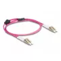 DeLOCK fiiberoptiline kaabel LC Duplex LC Duplex OM4 1 m