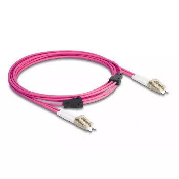 DeLOCK kiudoptiline kaabel LC Duplex kuni LC Duplex OM4 3m