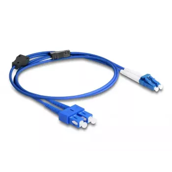 DeLOCK fiiberoptiline kaabel LC Duplex SC Duplex Singlemode OS2 1 m
