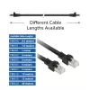 ACT must 7 meetrit S/FTP CAT7 PUR painduv ühenduskaabel, tõmbevabade RJ45 pistikutega (ühildub CAT6A-ga)