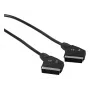 Hama 00182020 SCART-kaabel 3 m SCART (21-kontaktiline) Must