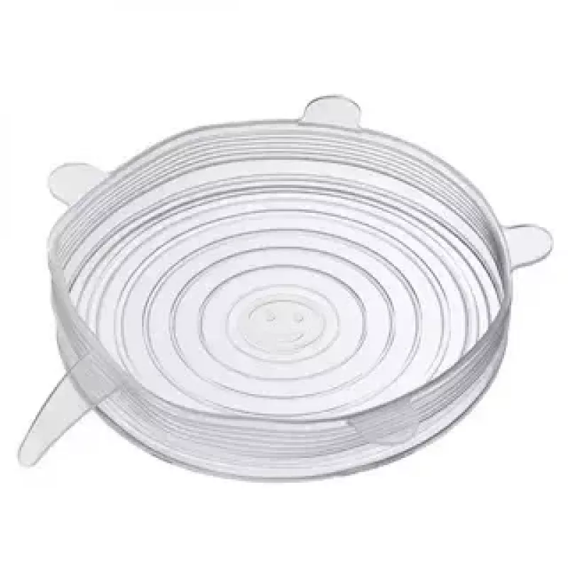 Toidukatted Westmark 23272260 - läbipaistvad silikoonkaaned, 6 tk